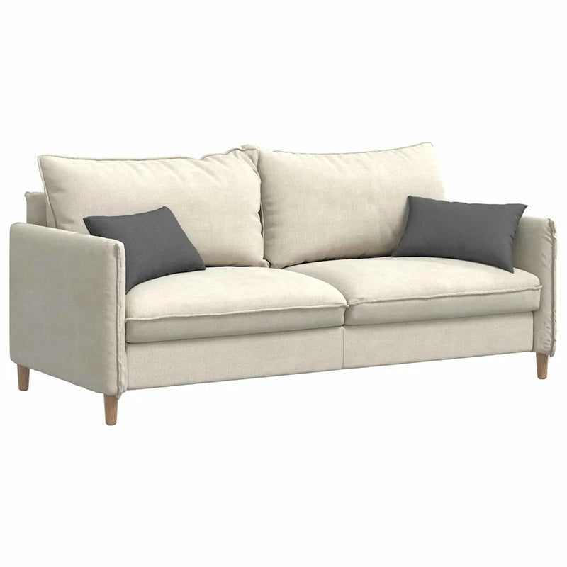Sofa Pillows 2 pcs Dark Grey 50 x 30 cm Fabric
