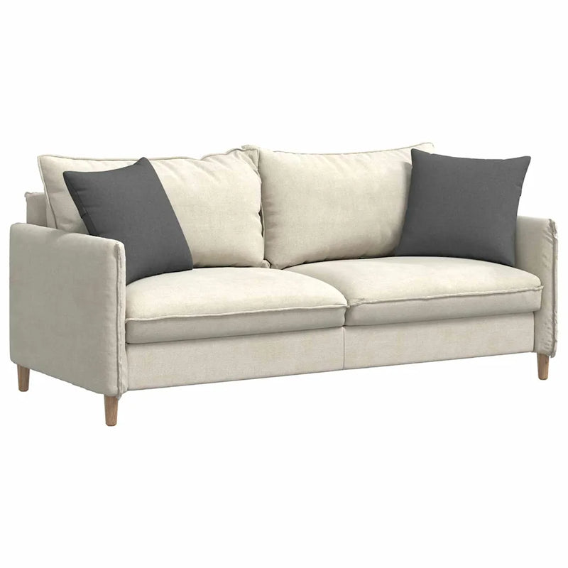 Sofa Pillows 2 pcs Dark Grey 45 x 45 cm Fabric