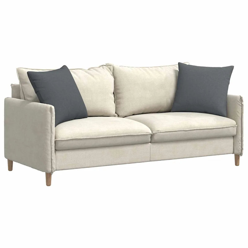 Sofa Pillows 2 pcs Dark Grey 50 x 50 cm Fabric
