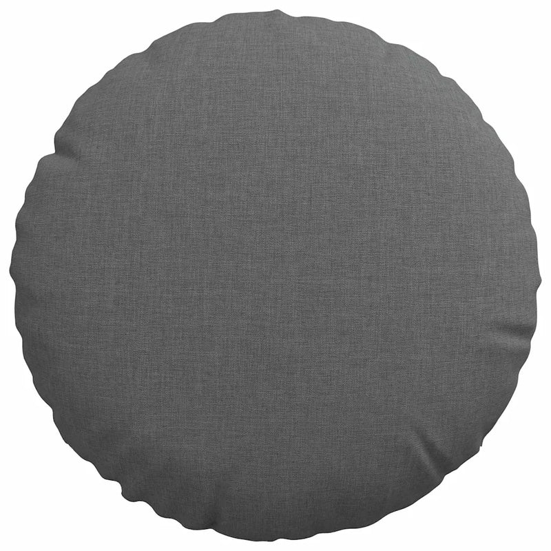 Seat Cushions 2 pcs Dark Grey ��30 x 13 cm Fabric