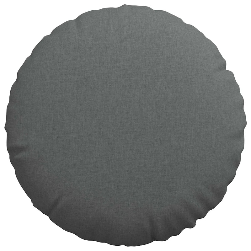 Seat Cushions 2 pcs Dark Grey ��60 x 21 cm Fabric