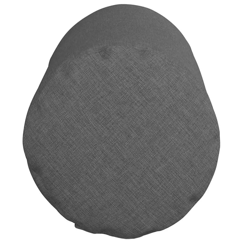 Bolster Pillows 2 pcs Dark Grey �� 15 x 40 cm Fabric