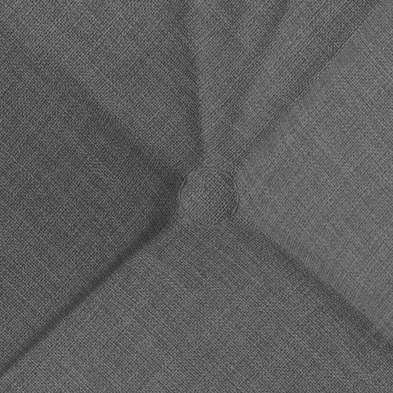Seat Cushions 4 pcs Dark Grey 45 x 45 x 12 cm Fabric