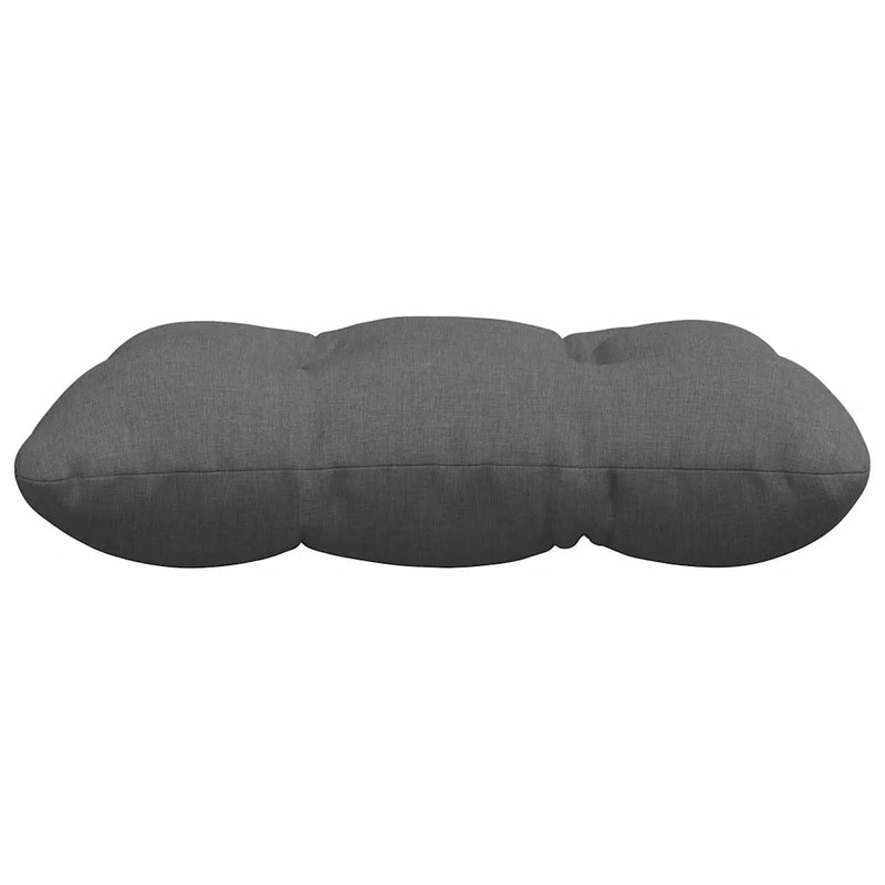 Seat Cushions 4 pcs Dark Grey 45 x 45 x 12 cm Fabric