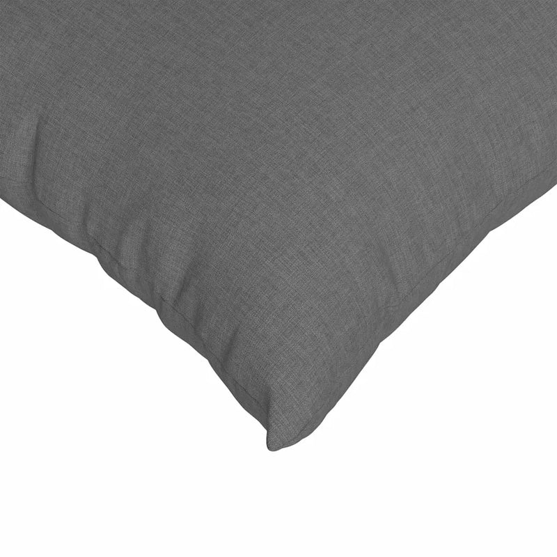 Sofa Pillows 2 pcs Dark Grey 60 x 60 cm Fabric