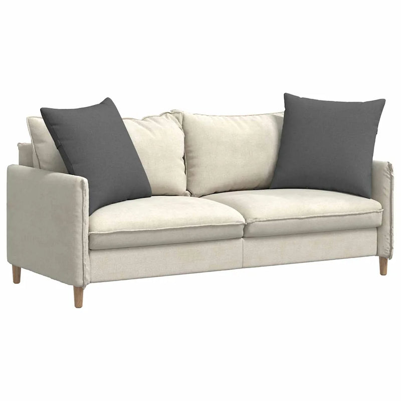 Sofa Pillows 2 pcs Dark Grey 60 x 60 cm Fabric