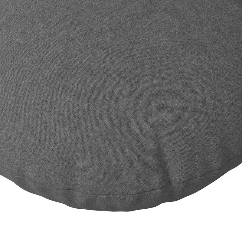 Seat Cushions 2 pcs Dark Grey ��40 x 13 cm Fabric