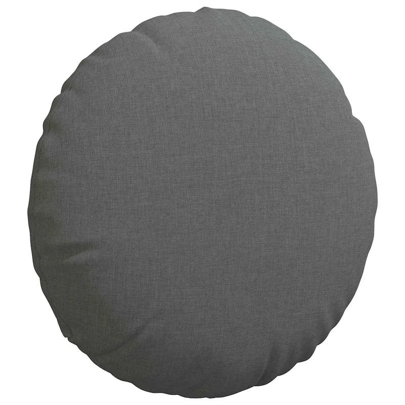 Seat Cushions 2 pcs Dark Grey ��40 x 13 cm Fabric