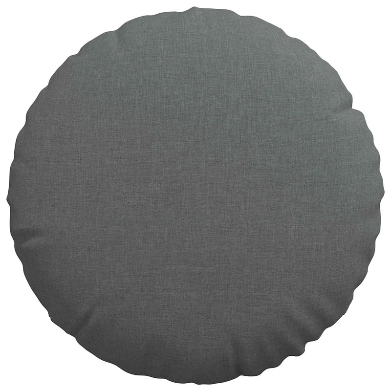 Seat Cushions 2 pcs Dark Grey ��40 x 13 cm Fabric