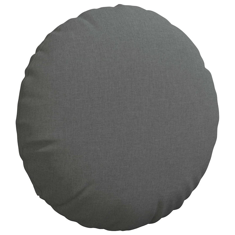 Seat Cushions 2 pcs Dark Grey ��50 x 19 cm Fabric