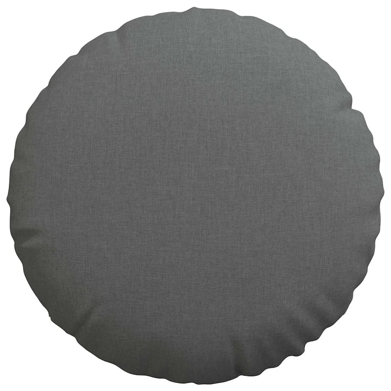 Seat Cushions 2 pcs Dark Grey ��50 x 19 cm Fabric
