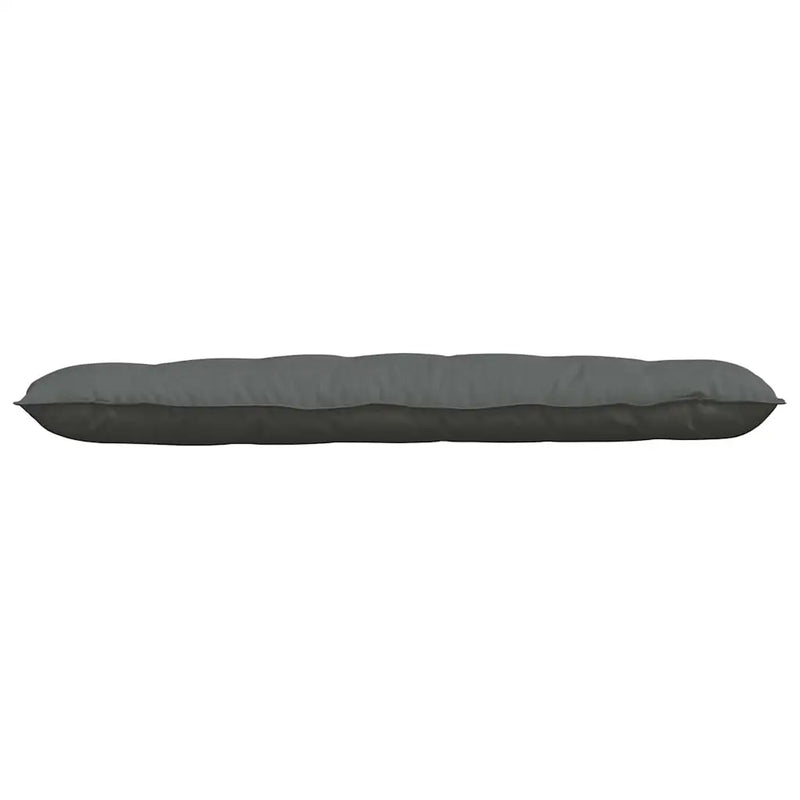 Back Pillow Dark Grey 160 x 19 x 50 cm Fabric