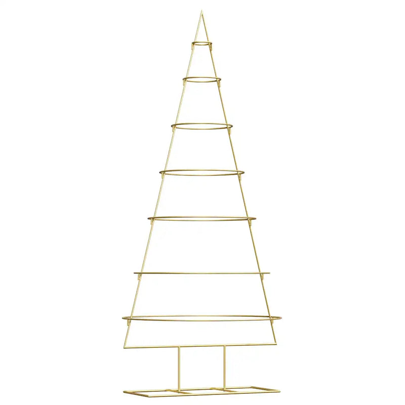 Metal Christmas Tree with Stand Gold 180 cm Powder-coated steel