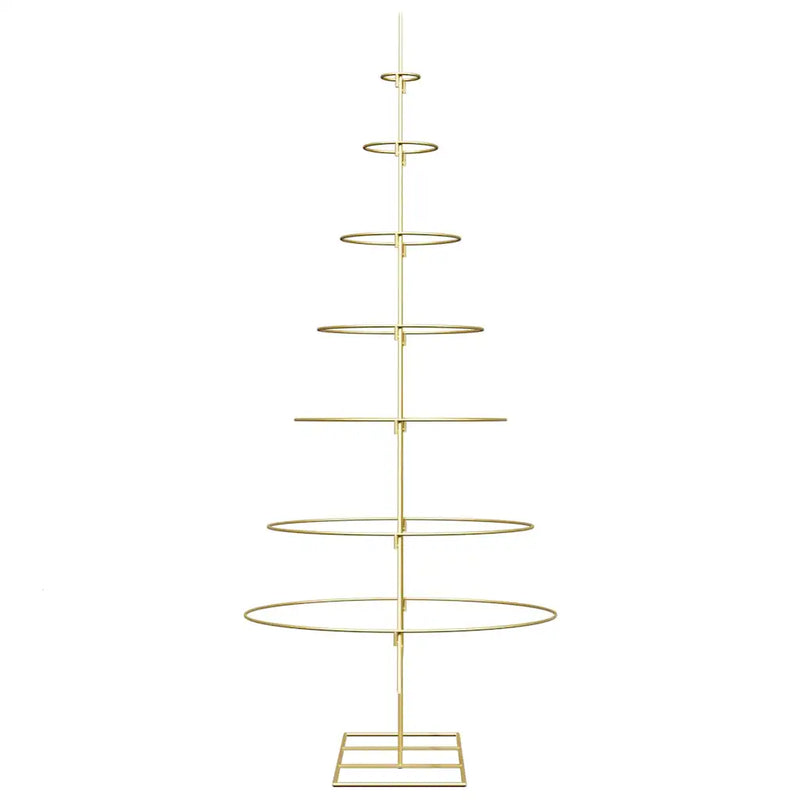 Metal Christmas Tree with Stand Gold 180 cm Powder-coated steel