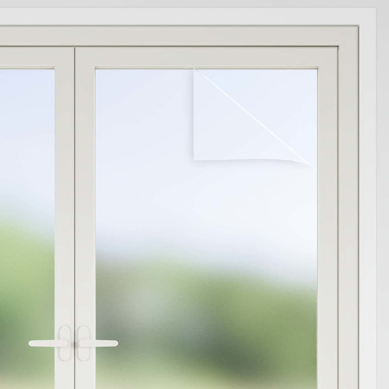 vidaXL Self-adhesive Window Film Frosted Grey 90 x 1000 cm PVC
