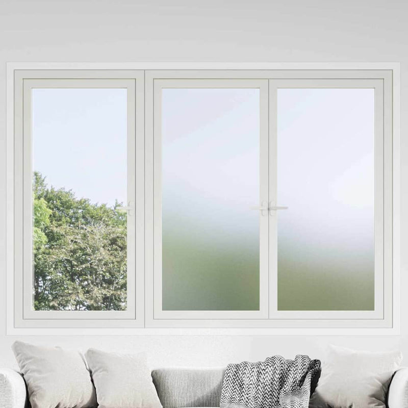 vidaXL Self-adhesive Window Film Frosted Grey 90 x 1000 cm PVC