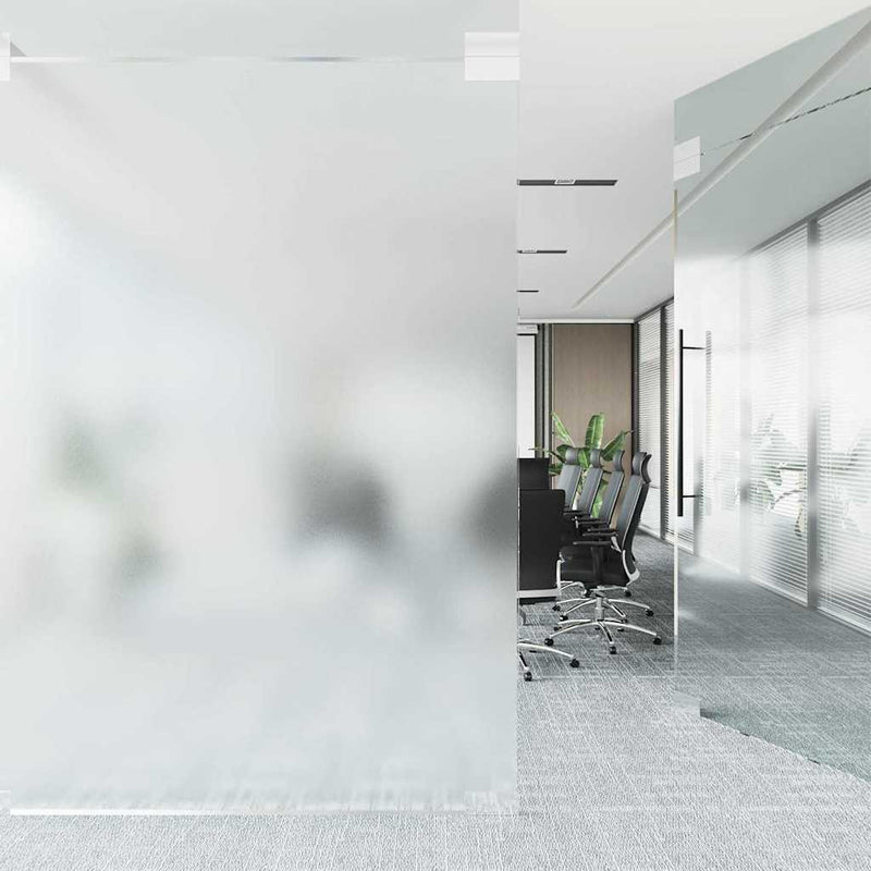 vidaXL Self-adhesive Window Film Frosted Grey 90 x 1000 cm PVC