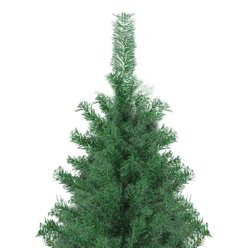 Christmas Tree with Decorative String Lights Green 400 cm PVC