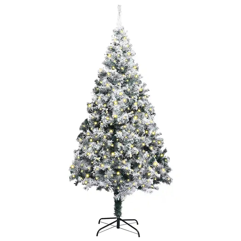 Artificial Pre-lit Christmas Tree Green 400 cm PVC