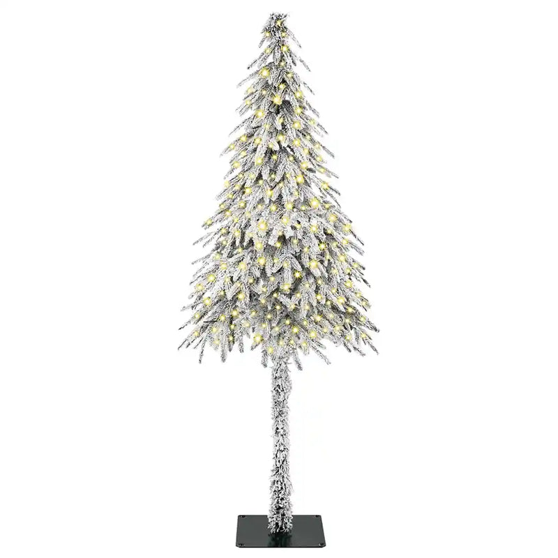 Christmas Tree with 300 LEDs White 180 cm PE and Steel