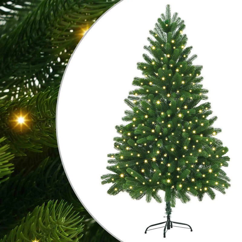 Christmas Tree with 300 LEDs with Stand Green 180 cm PE