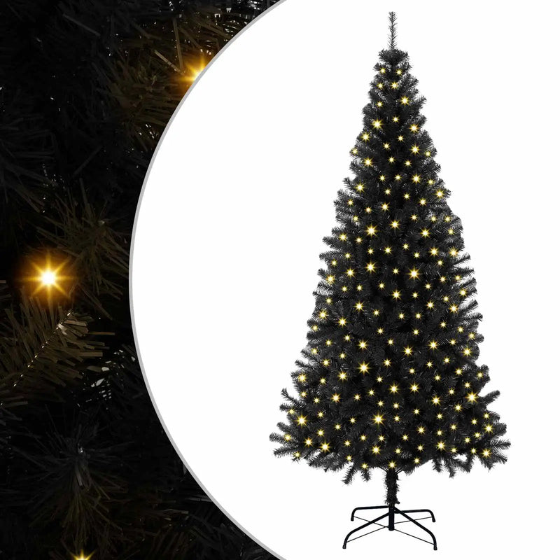 Christmas Tree Black 180 cm PVC
