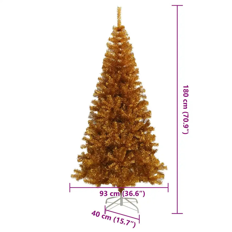 Christmas Tree Gold 180 cm PET