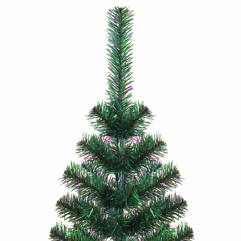 Artificial Pre-lit Christmas Tree Green 240 cm PVC and Metal