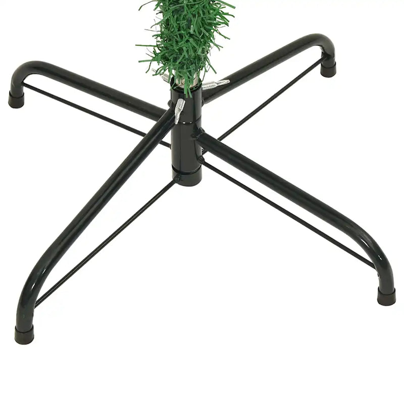 Upside-down Artificial Pre-lit Christmas Tree Green 180 cm PVC
