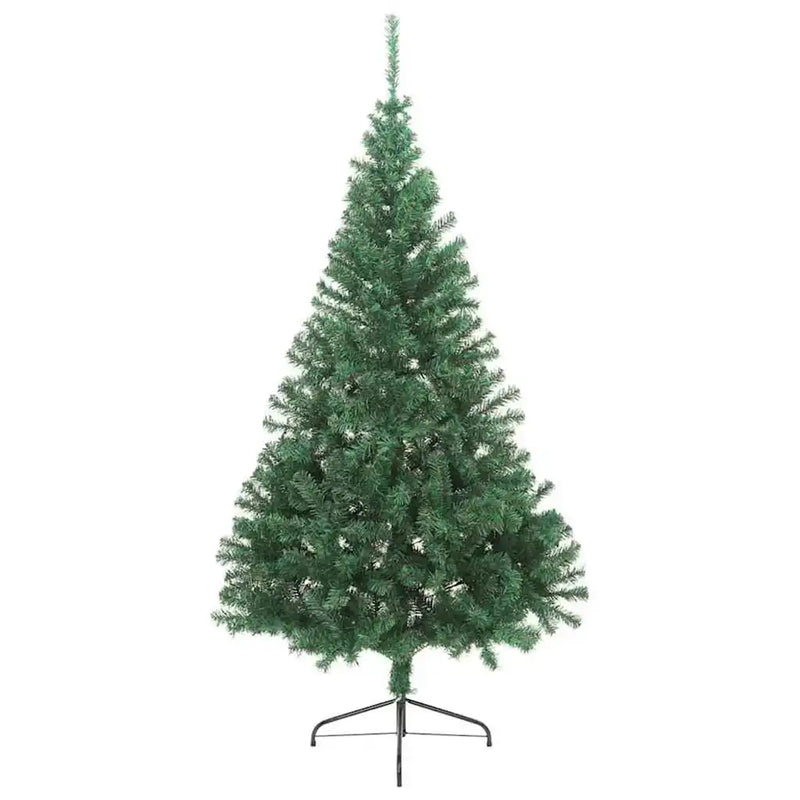 Artificial Pre-lit Christmas Tree Green 210 cm PVC