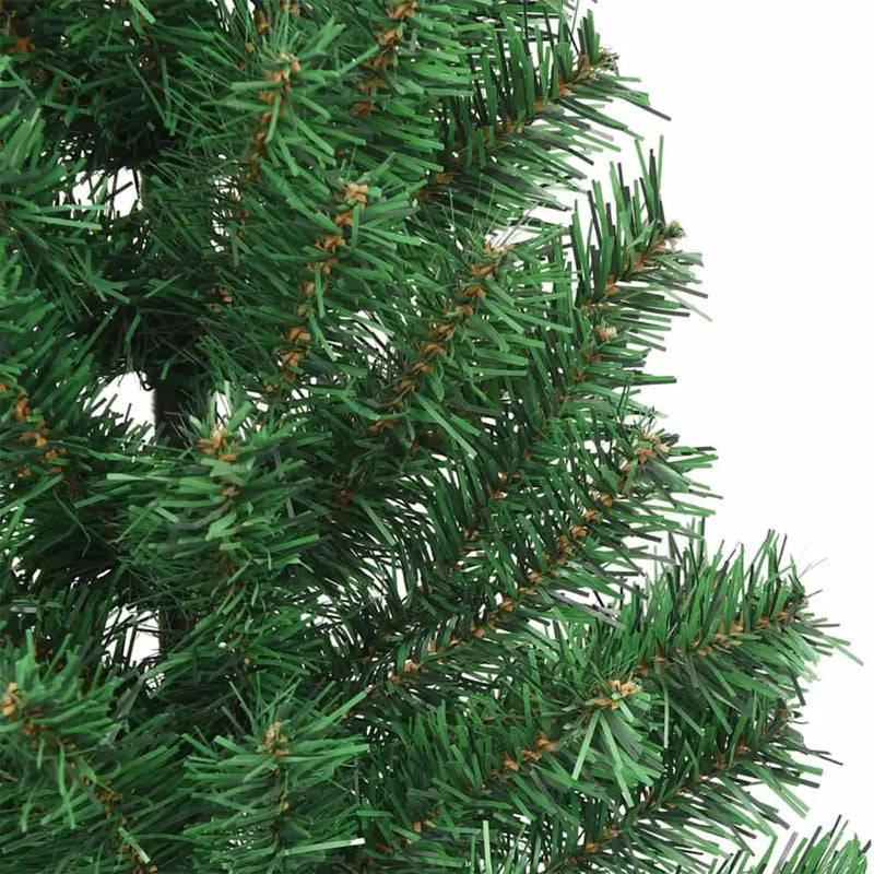 Artificial Pre-lit Christmas Tree Green 240 cm PVC