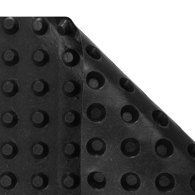 Dimpled Drainage Sheet Black 0.5 x 20 m HDPE