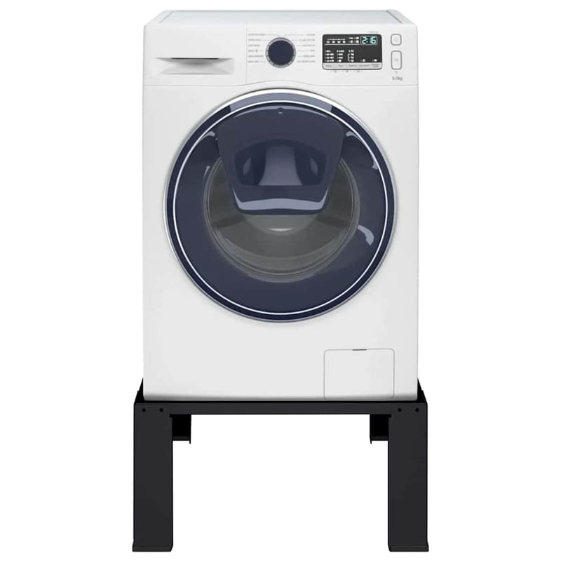 vidaXL Washing Machine Pedestal Black 64 x 55 x 32.5 cm Steel