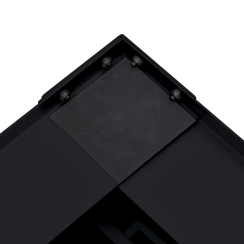 vidaXL Washing Machine Pedestal Black 64 x 55 x 32.5 cm Steel