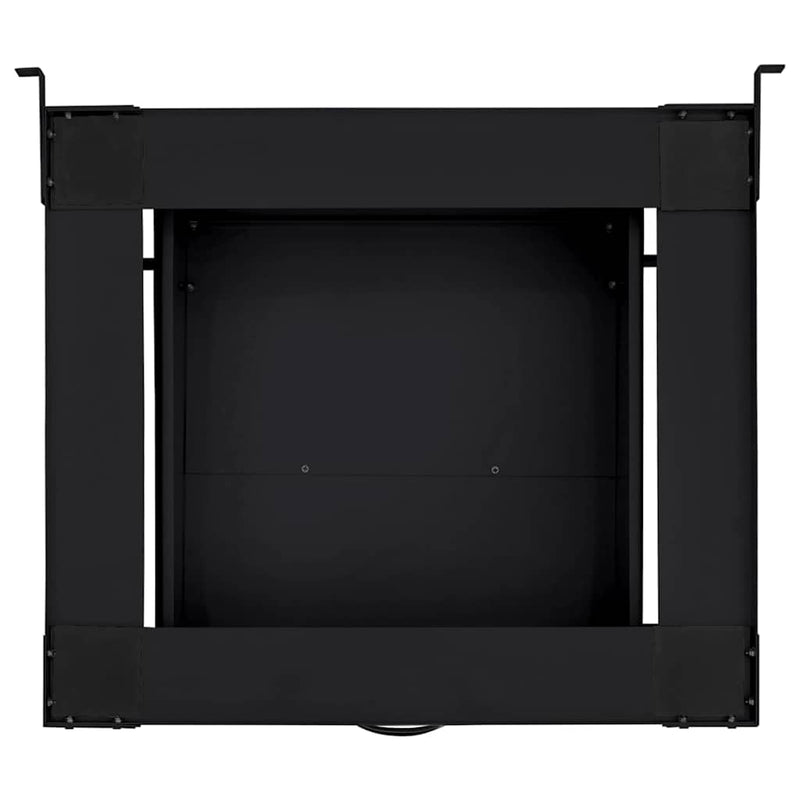 vidaXL Washing Machine Pedestal Black 64 x 55 x 32.5 cm Steel