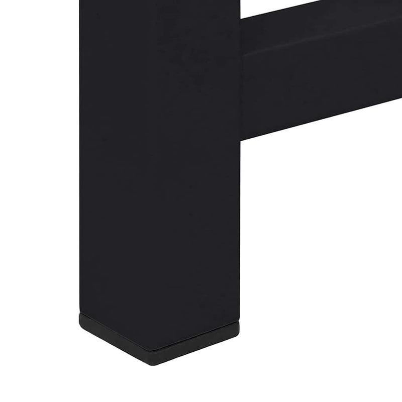 vidaXL Washing Machine Pedestal Black 64 x 55 x 32.5 cm Steel