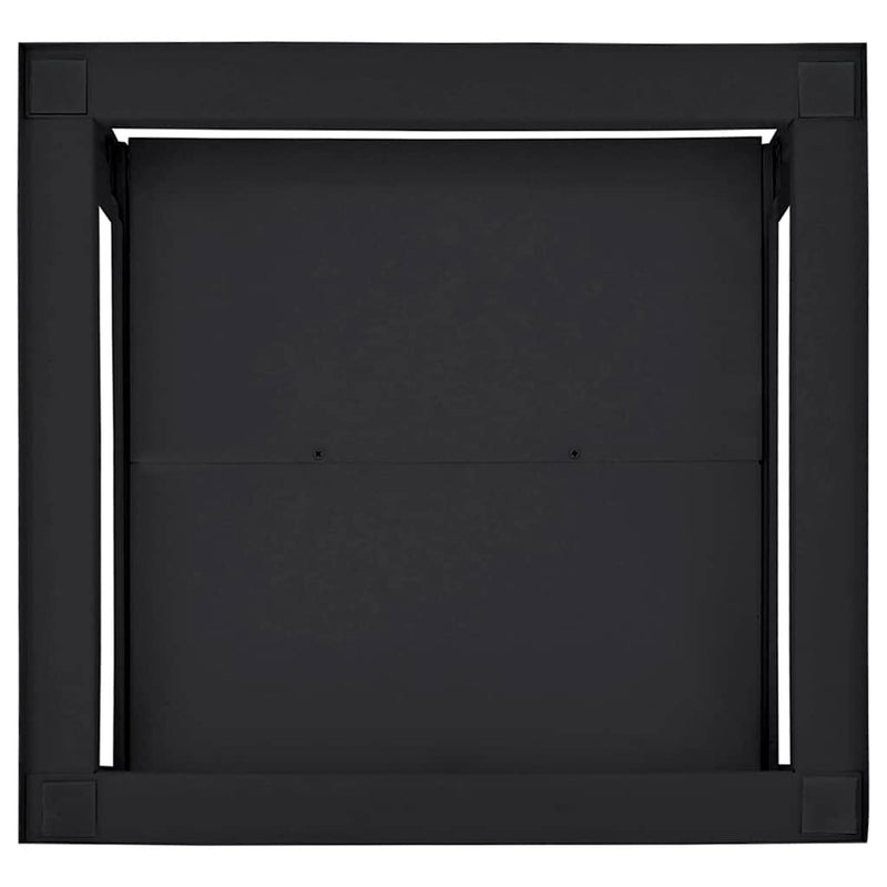 vidaXL Washing Machine Pedestal Black 64 x 55 x 32.5 cm Steel