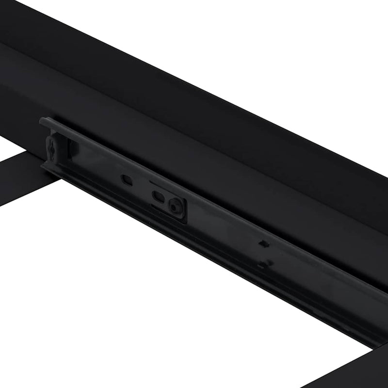 vidaXL Washing Machine Intermediate Shelf Black 60 x 60 x 8 cm Steel