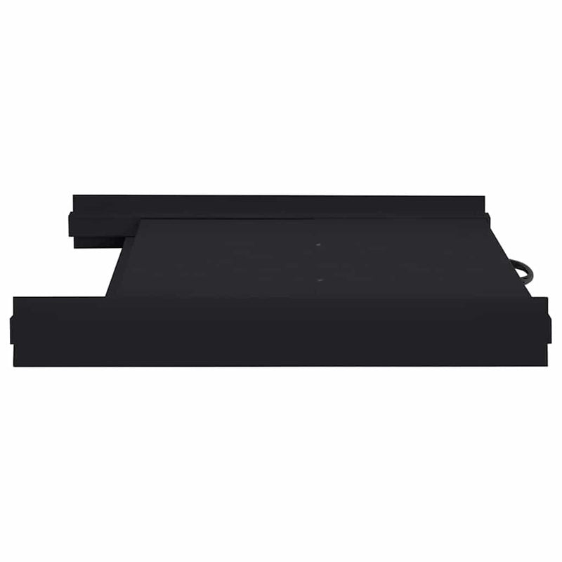 vidaXL Washing Machine Intermediate Shelf Black 60 x 60 x 8 cm Steel