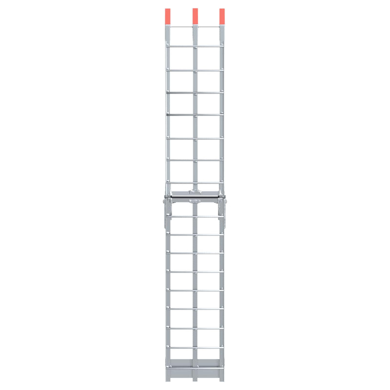 vidaXL Motorcycle Ramp Folding Silver 180 x 28 x 5 cm Aluminium