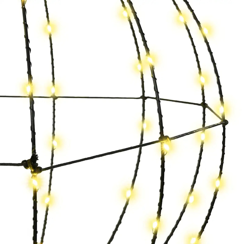 Ball Warm white 40 x 40 x 42 cm Metal 120 LEDs