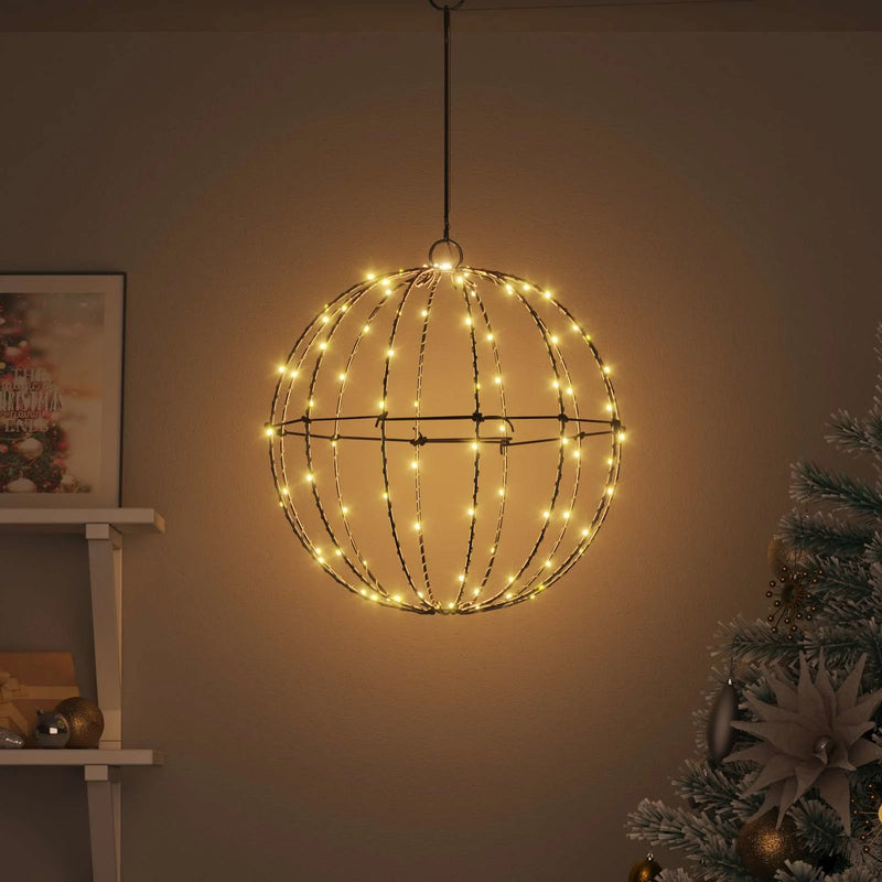 Ball Warm white 40 x 40 x 42 cm Metal 120 LEDs