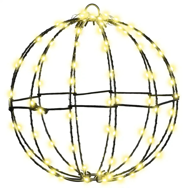 Ball 2 pcs Warm white 30 x 30 x 32 cm Metal 192 LEDs