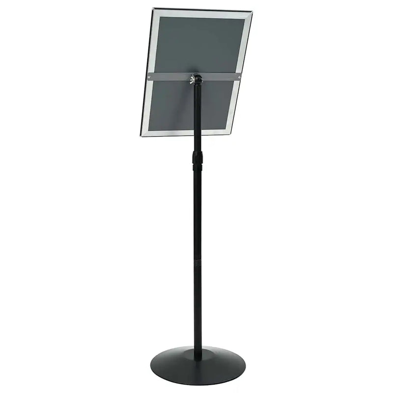 Pedestal Poster Stand A3 PVC and Steel Black