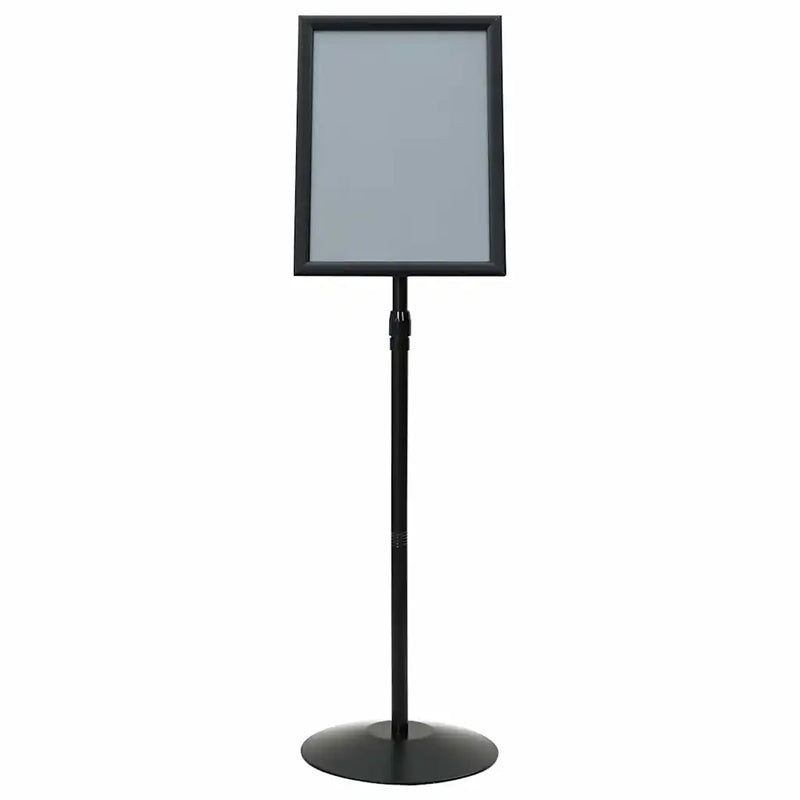 Pedestal Poster Stand A3 PVC and Steel Black