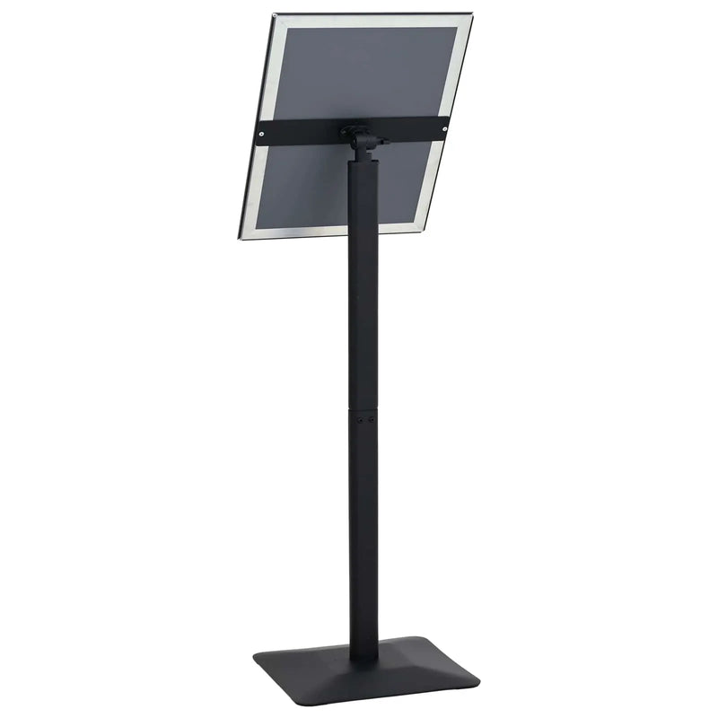 Pedestal Poster Stand A3 Cast Iron Black
