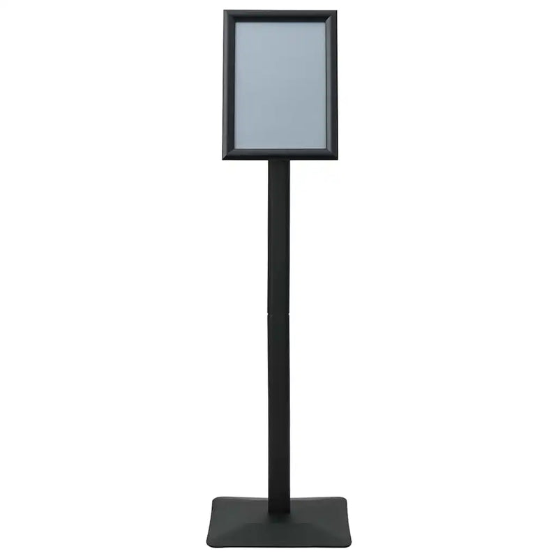 Pedestal Poster Stand A4 Cast Iron Black