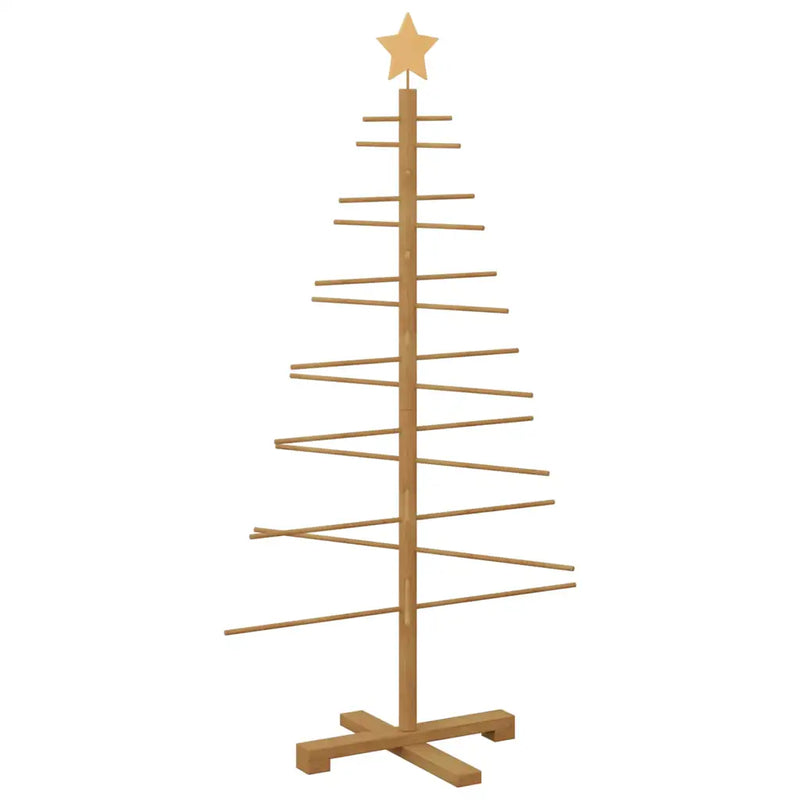 Wooden Christmas Tree KOTKA 125 cm Bamboo and solid pine wood