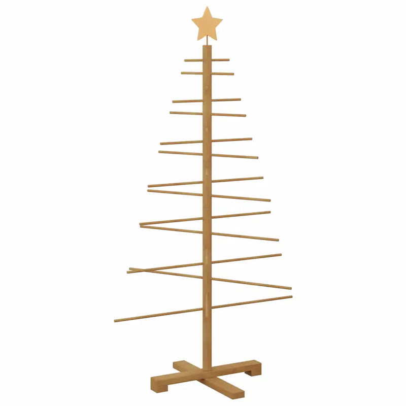 Wooden Christmas Tree KOTKA 125 cm Bamboo and solid pine wood