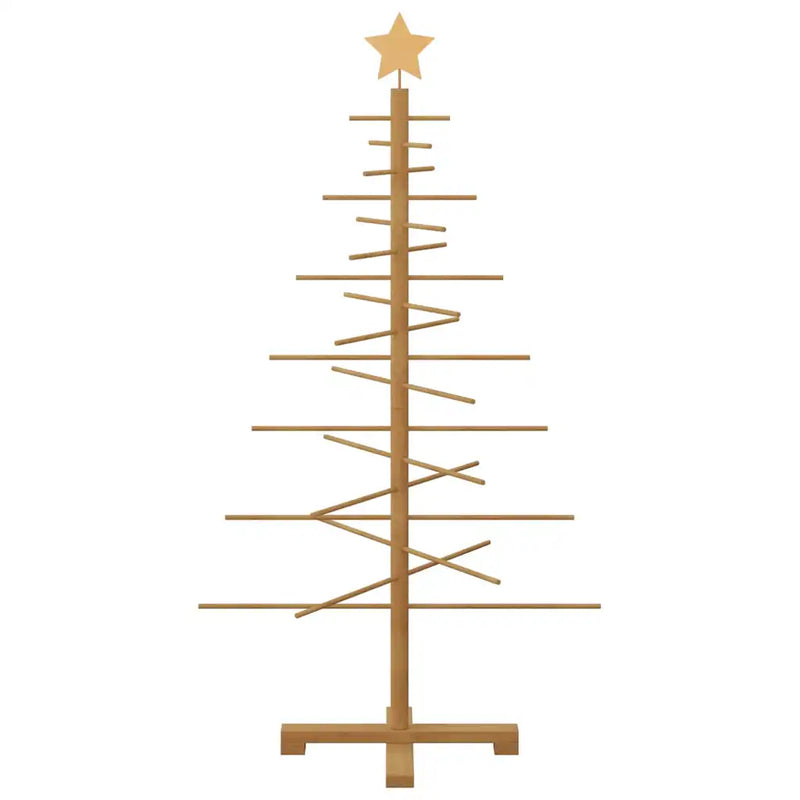 Wooden Christmas Tree KOTKA 125 cm Bamboo and solid pine wood